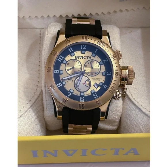 Men's Invicta Model 15565; 1959 Russian Diver Chronograph Watch - Picture 1 of 6
